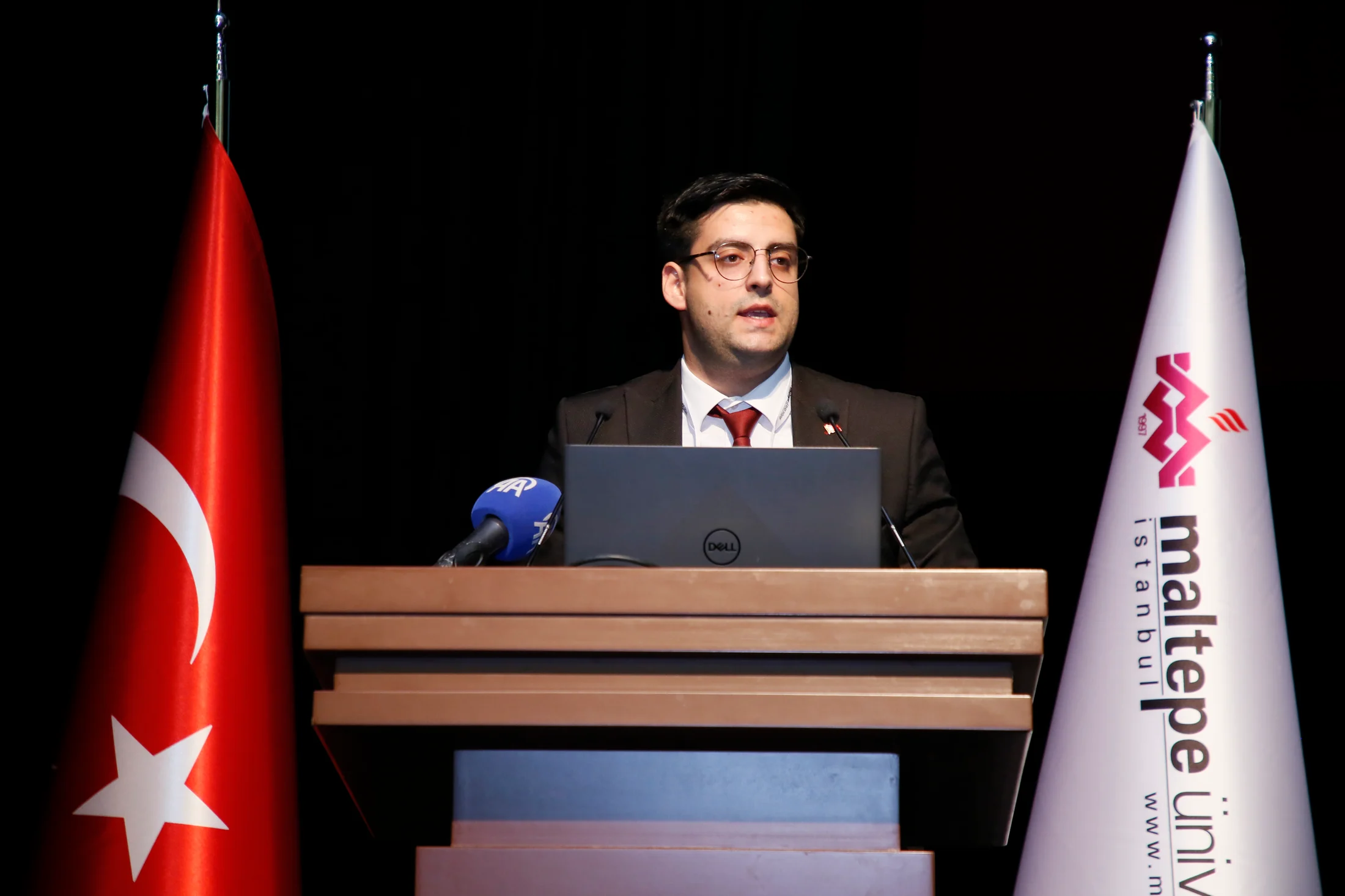 At the opening address